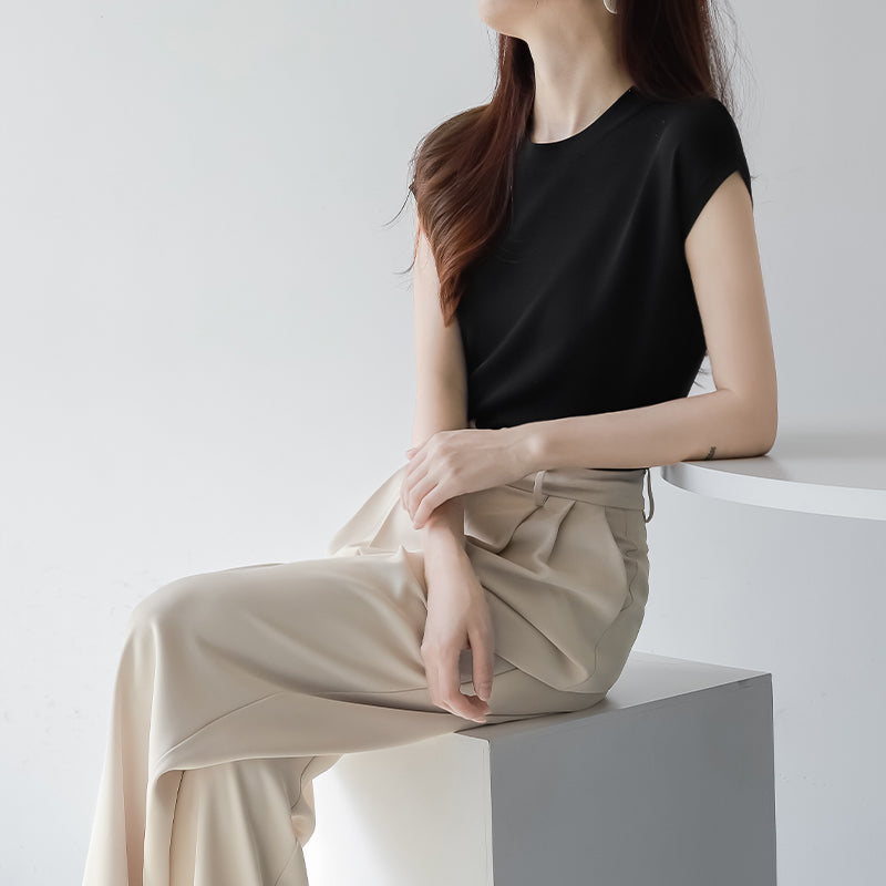 シンプル 半袖Tシャツ カットソー