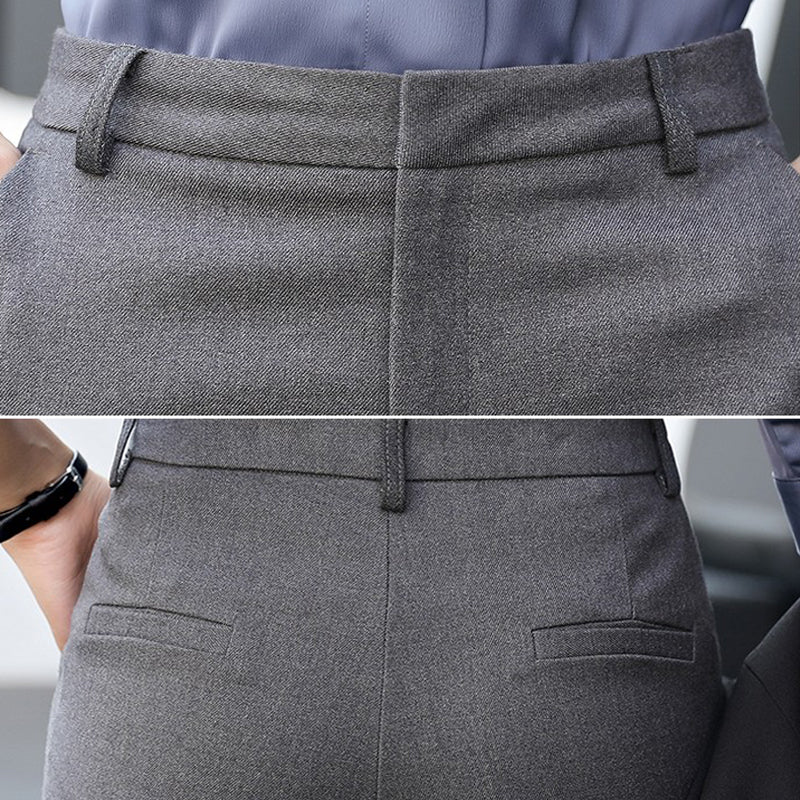オフィスパンツ ハイウエスト ペンシルパンツ
